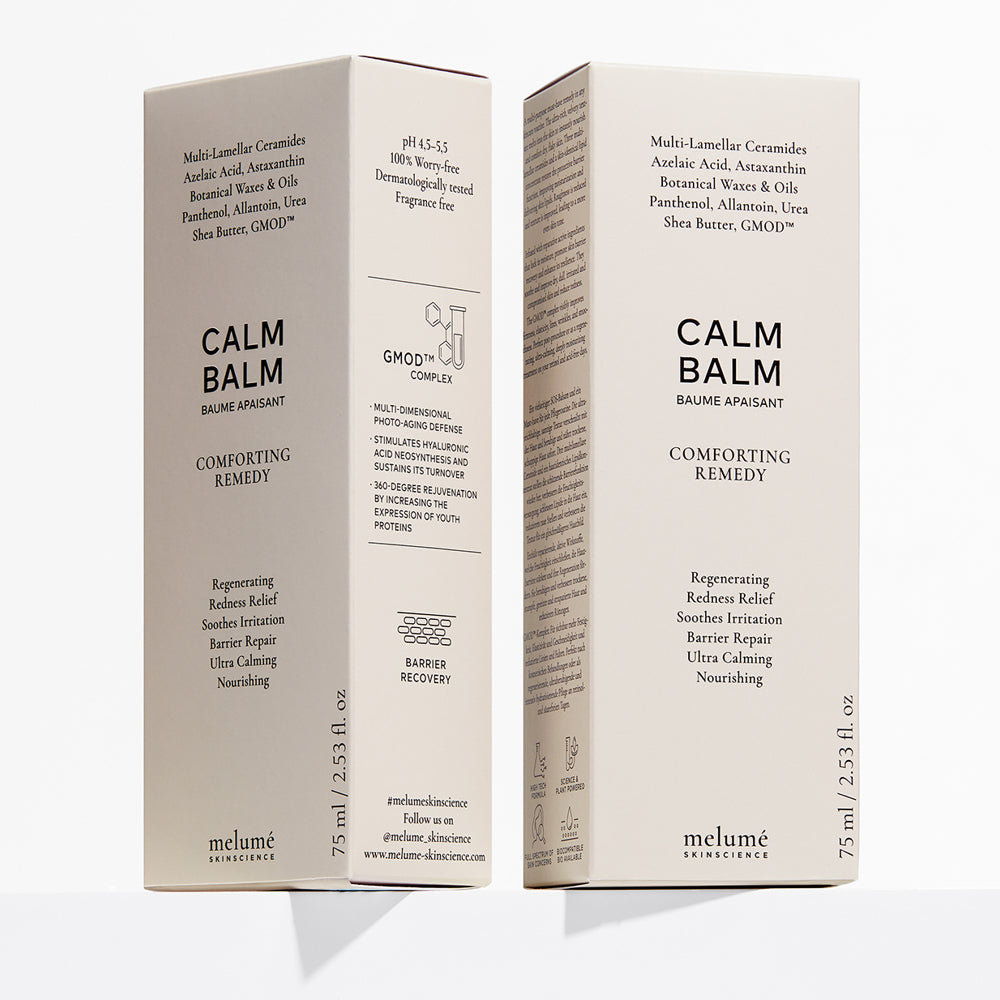 image packshot of packaging of calm balm