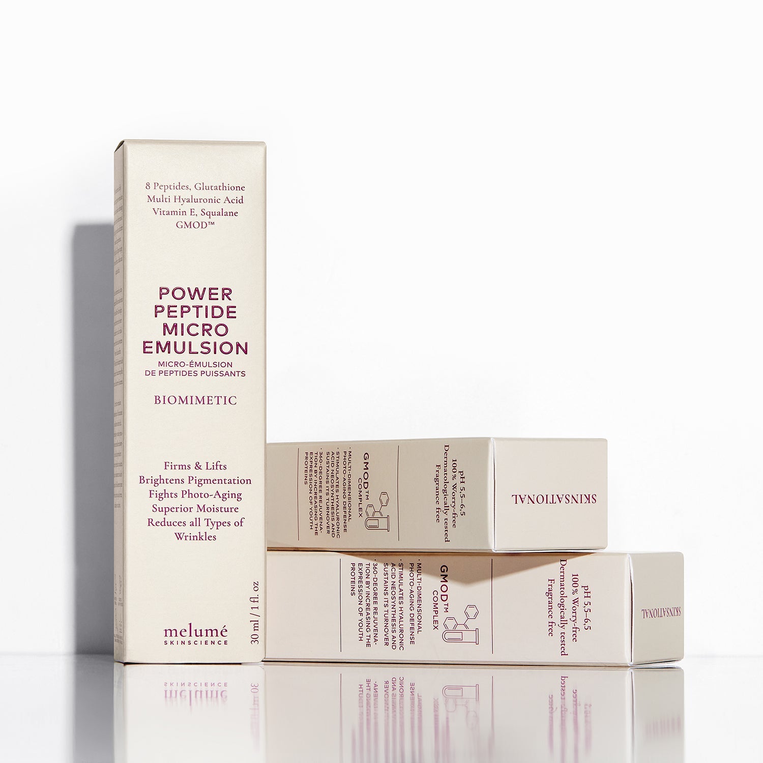 image mood of packaging of power peptide micro emulsion